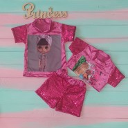 Костюм с шортиками "Пайетки" 3-032